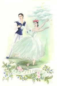 SS Himalaya P&O Cruise Ship Les Sylphides Ballet Vintage Menu