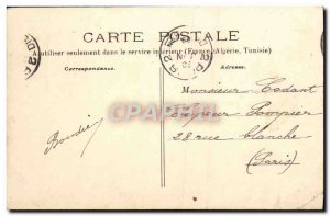 Postcard Old Theil sur Vanne A L & # 39angle The Four Roads Cafe Hotel Charton
