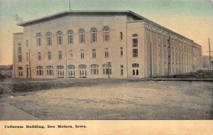 DES MOINES, IA Iowa    COLISEUM BUILDING     c1910's  Postcard