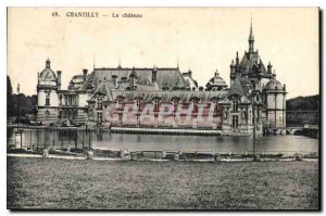 Old Postcard Chantilly Chateau