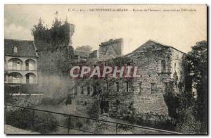 Sauveterre de Bearn Old Postcard Ruins of the & # 39arsenal