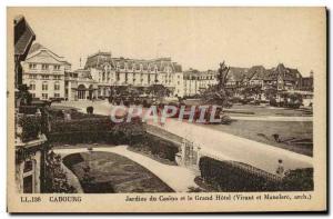 Old Postcard Jardins Du Casino and Hotel