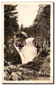 Old Postcard Cauterets Cascade Cerisey