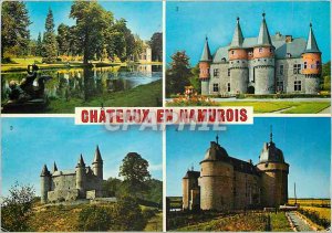 Postcard Modern Castles of Namur Annevoie Gardens Spontin Demeure Historique ...