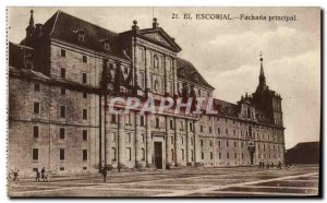 Postcard Old El Escorial Fachada Principal