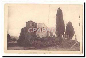 Bormes Old Postcard Church of Saint Francois