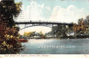 High Bridge & Lagoon, Lincoln Park - Chicago, Illinois IL