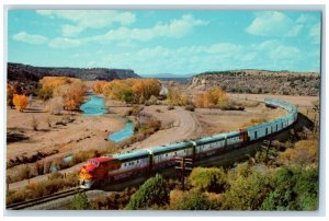 c1960 Hi-Level El Capitan Shoemaker Canyon Train New Mexico Fred Harvey Postcard