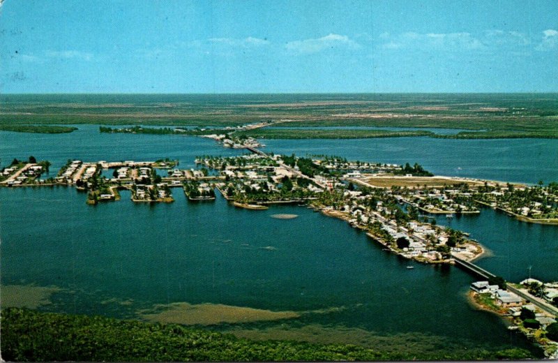 Florida Fort Myers Aerial View Over Matlacha Area 1969