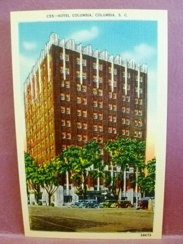 Postcard SC Columbia Hotel Columbia