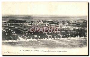 Old Postcard Mourmelon Le Grand Camp and Chalons view taken balon Army