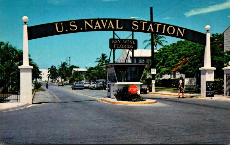 Florida Key West United States Naval Station Entrance