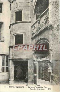 Old Postcard Montferrand House of Adam and Eve Ecalier Interior