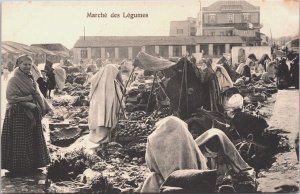 Morocco Marche des Legumes Vintage Postcard 09.36