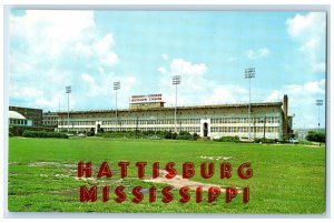 c1960s East Stadium University Of Southern MS Hattisburg Mississippi MS Postcard