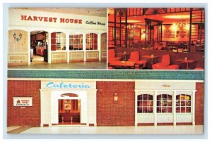 Harvest House Coffee Shop Cafeteria Dining Room Multiview Vintage Postcard 