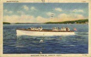 Motor Boating in South Berwick, Maine