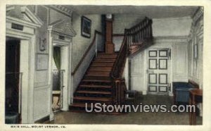 Main Hall - Mount Vernon, Virginia