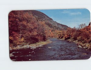 Postcard Beautiful Ausable River West Branch New York USA