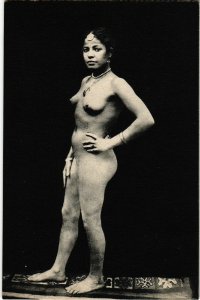 PC CPA ETHNIC NUDE FEMALE, MOORISH BEAUTY, VINTAGE POSTCARD (b10352)