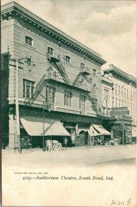 Postcard Auditorium Theatre in South Bend Indiana~132716