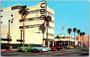 1958 Hollywood CA-California, Columbia Square, Broadcasting System KNX, Postcard