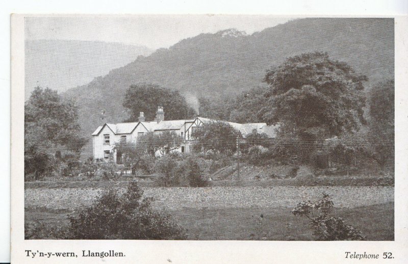 Wales Postcard - Ty'n-y-Wern - Llangollen - Denbighshire   DP676