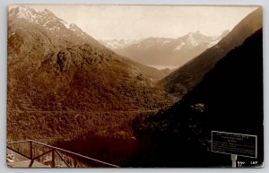 RPPC Alaska White Pass & Yukon Route Inspiration Point Real Photo Postcard B33