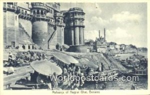 Maharaja of Nagpur Ghat Benares, India Writing on back 