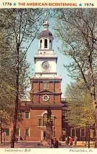 Independence Hall, Philadelphia, PA Colonial Unused 