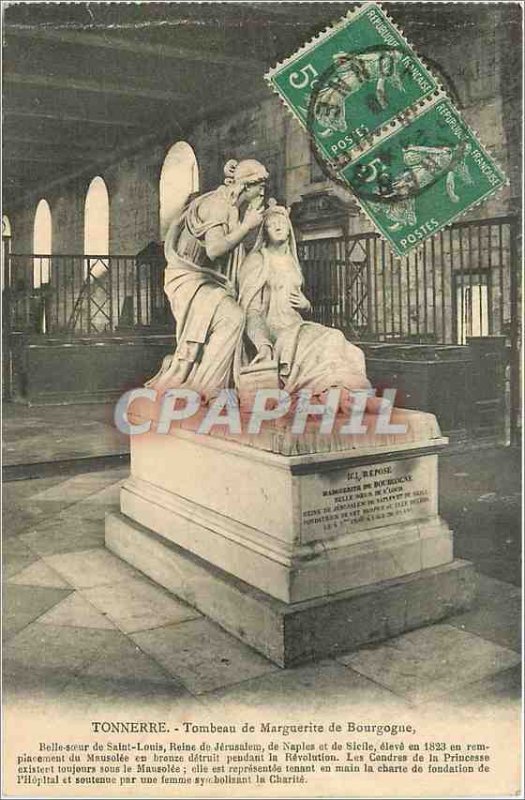 Postcard Old Thunder Tomb of Margaret of Burgundy