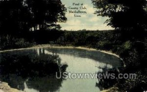 Pond at Country Club - Marshalltown, Iowa IA