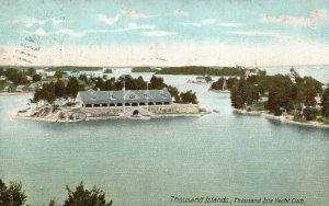 Vintage Postcard 1906 View Thousand Islands Thousands Isle Yacht Club New York