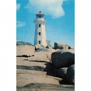 Peggy's Cove Lighthouse Nova Scotia Postcard / 2R5-477