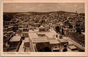 Vtg Postcard 1929 - Bethlehem General View Jerusalem Israel - UNP