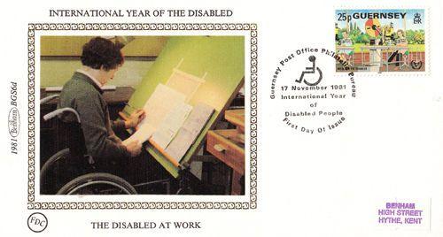 Disabled People At Work Benham First Day Cover FDC