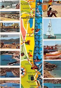 BR15819 Cote Verneille Le Varcares Canet St Cyprien Map  france