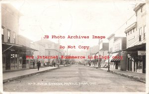 OR, Myrtle Point, Oregon, RPPC, Main Street, Business Area, 1919 PM, Photo No 19