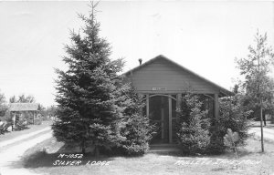 H67/ Mullett Lake Michigan RPPC Postcard c1950s Silver Lodge  130