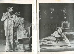 207753 USSR OPERA star Boris Shtokolov Old brochure w/ photos