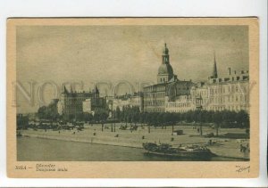 437410 Latvia Riga edge of the Daugava Vintage postcard