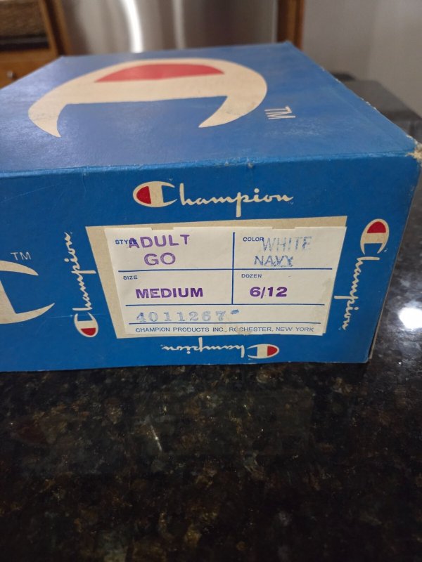Vintage  Champion Sneaker Empty Box    11 x 8 x 4
