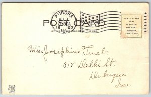Aurora Illinois 1907 Postcard Aurora Public Library