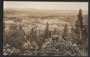 South Australia MOUNT LOFTY SUMMIT View from Carminow KODAK stamp box RPPC