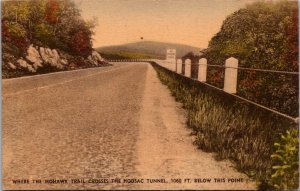 Massachusetts Mohawk Trail Crossing The Hoosac Tunnel 1936 Handcolored