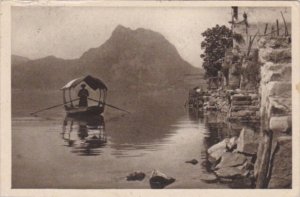 Switzerland Gandria e Monte S Salvatore Lago di Lugano 1922