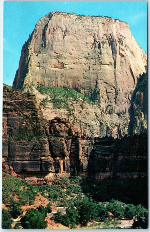 c1960s Washington Co. UT Great White Throne Zion Park Navajo Stone Monolith A295