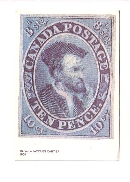 Post Office Issue Prepaid with Matching 8 Cent Stamp, Canada Post 10 Pence Ja...