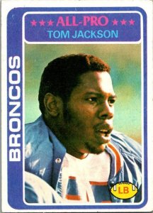 1978 Topps Football Card Tom Jackson Denver Broncos sk7087