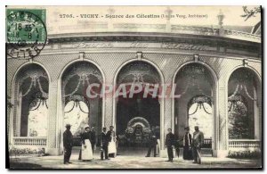 Postcard Old Vichy Source of Celestins